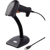 Renkforce 2D Streckkodsskanner Kabelbunden 1D, 2D Laser Svart Hand-skanner USB