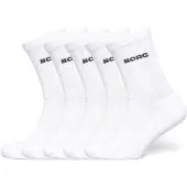 Björn Borg Essential Crew Socks 5-pack Vit, 39-42