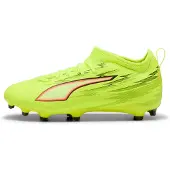 Puma Ultra 6 Match FG/AG Unleashed - Gul/Svart/Röd/Gul Barn, storlek 38