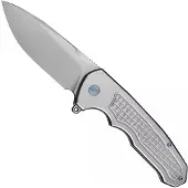We Knife Starlash WE23011C-2 Stonewashed Böhler M390, Gray Titanium, pocket knife