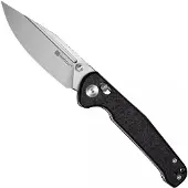 SENCUT Glenspar S25046-2 Stonewashed, Black Shredded G10, pocket knife