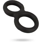 Erecto - penisring dubbel - svart