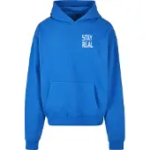Mister tee Stay Real Oversized Huvtröja