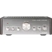 Renkforce E-SA9 Stereoförstärkare 2 x 12 W Silver (metallic), Mörkbrun