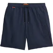 Superdry för män. M3010246A Premium marinblå broderad baddräkt (S), Strandkläder, Återvunnen polyester, Hållbar, Marino