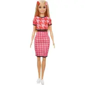 Mattel Barbie Fashionistas Docka - Rosa Set