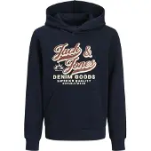 Jack & Jones Junior Sweatshirt ecru / nattblå / brun