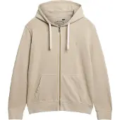 Superdry för män. M2014170A Essential beige huvtröja med dragkedja Essential beige (S), Casual, Bomull