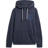 Superdry Copper Label Chest Tröja Med Huva