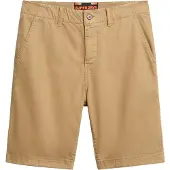Superdry för män. M7110397A Vintage International beige shorts (32), Casual, Bomull