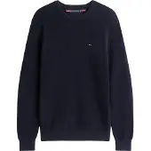 Tommy Hilfiger Flag Embroidery Crew Neck Jumper