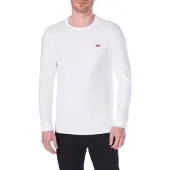 Levi's T-shirt 'LS Housemark Tee' vit