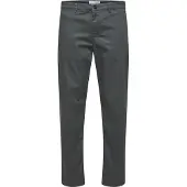 Selected New Miles Straight Fit Chinobyxor