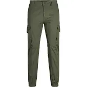 Jack & Jones Plus Cargobyxa 'Paul' mörkgrön