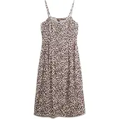Superdry Print Button Cami ärmlös Midiklänning