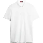 Superdry för män. M1110438A City vit piké polotröja (L), Casual, Bomull, Kort ärm