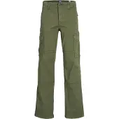 Jack & jones Junior Byxa 'JPSTKane JJHarlow' oliv