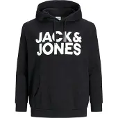 Jack & Jones Crop Logo Plus Size Huvtröja