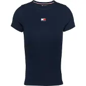 Tommy Hilfiger Badge Rib T-shirt Med Korta ärmar