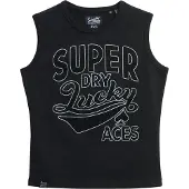 Superdry Retro Embellished ärmlös T-shirt