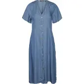 Vero Moda Liliana Calf Långklänning Med Korta ärmar