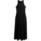 Superdry Satin Racer ärmlös Lång Klänning