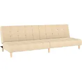 vidaXL Soffa-säng för 2 personer, Dagbädd med Ryggstöd, Gästsäng, Möbel för Sovrum Vardagsrum, Modern, 375757