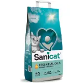 Sanicat Essential Oils Ultra Clumping oparfymerad kattsand