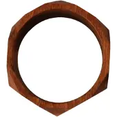 Costume National Damernas Bruna Träarmband med Logotyp