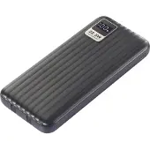 Voltcraft VC-WT-K512 Powerbank 10000 mAh Fast Charge LiPo Svart Statusindikering
