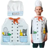 Pricenet Karnevalskostym Kock/Bagare 3-8 år
