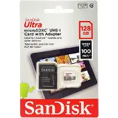 SanDisk Ultra microSDXC Minneskort SDSQUNR-128G-GN6MN - 128GB