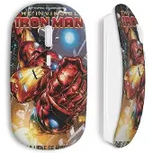 CAPACHEAP Souris Sans Fil Comics Iron Man