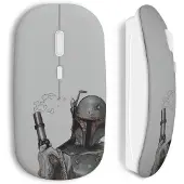 CAPACHEAP Souris Sans Fil Boba Fett Chasseur De Primes Star