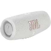 JBL CHARGE 5 Bluetooth-högtalare Outdoor, Vattenfast, USB Vit