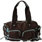 WAYFARER Kvinnors Bruna Handväska Duffel Resväska