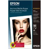 Epson Archival Matte Paper C13S041342 Fotopapper DIN A4 192 G/m² 50 ark Matt