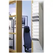 Durable Broschyrställ, FLEXIBOXX 9781, plast, 12 fack, A4 liggande, vit