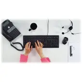 Cherry STREAM KEYBOARD - Tangentbord - USB - spansk - tangentbrytare: SX - svart
