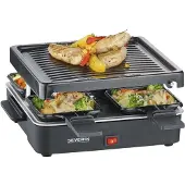 Severin RG 2370 - Raclette/grill - 600 W - svart