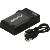 Duracell Laddare Med Usb-kabel För Drc13l/canon Nb- 13l