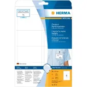 Herma Special - Ingen häftning - perforerad - vit - 90 x 60 mm 200 kort (25 ark x 8) taggar för namnskylt
