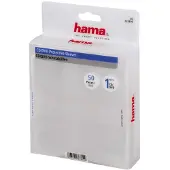 Hama - CD/DVD-ficka - transparent (förpackning om 50)