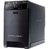 Fantec QB-X2U31R - Hårddiskarray - 2 fack (SATA-600) - USB 3.1 (extern)