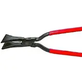 Stubai falsstång rak 80 mm - PVC med genomgående infälld led