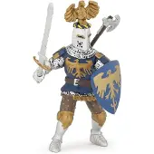 Papo Blå Riddare - H: 10 cm - - One Size - Leksaksfigur