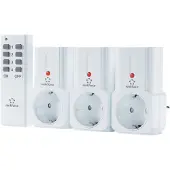 Renkforce Set med vägguttag 4 delar Inomhus 3680 W