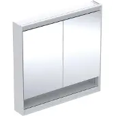 Geberit Spegelskåp ONE 2 dörr/hylla 90x90x15 vit