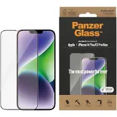 PanzerGlass | Antibakteriell - Skärmskydd för mobiltelefon - Ultra-Wide Fit - ramfärg svart | Apple iPhone 13 Pro Max/14 Plus