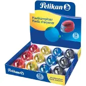 Pelikan 700214, Manuell pennvässare, Multifärg, Plast, Butiksställ, 12 styck